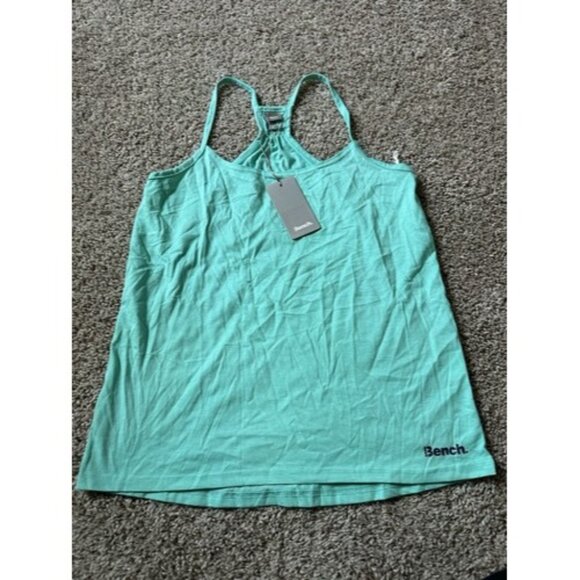 Bench Tops - Bench Womens Teal Sleeveless Tank Pull Over Active size Small Casual